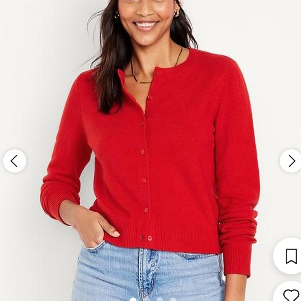 Old Navy Women's Red Cardigan